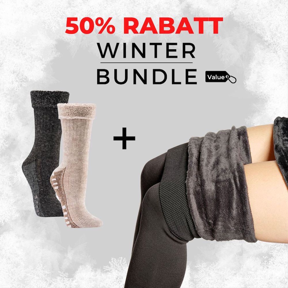 Value Bundle: Premium Plüsch-Leggings + Plüsch-Socken