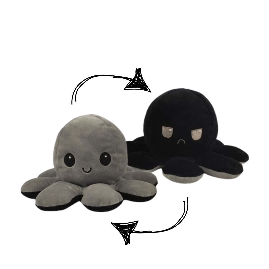 Stimmungs-Oktopus Wende Plüschtier