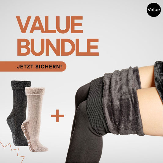 Value Bundle: Premium Plüsch-Leggings + Plüsch-Socken