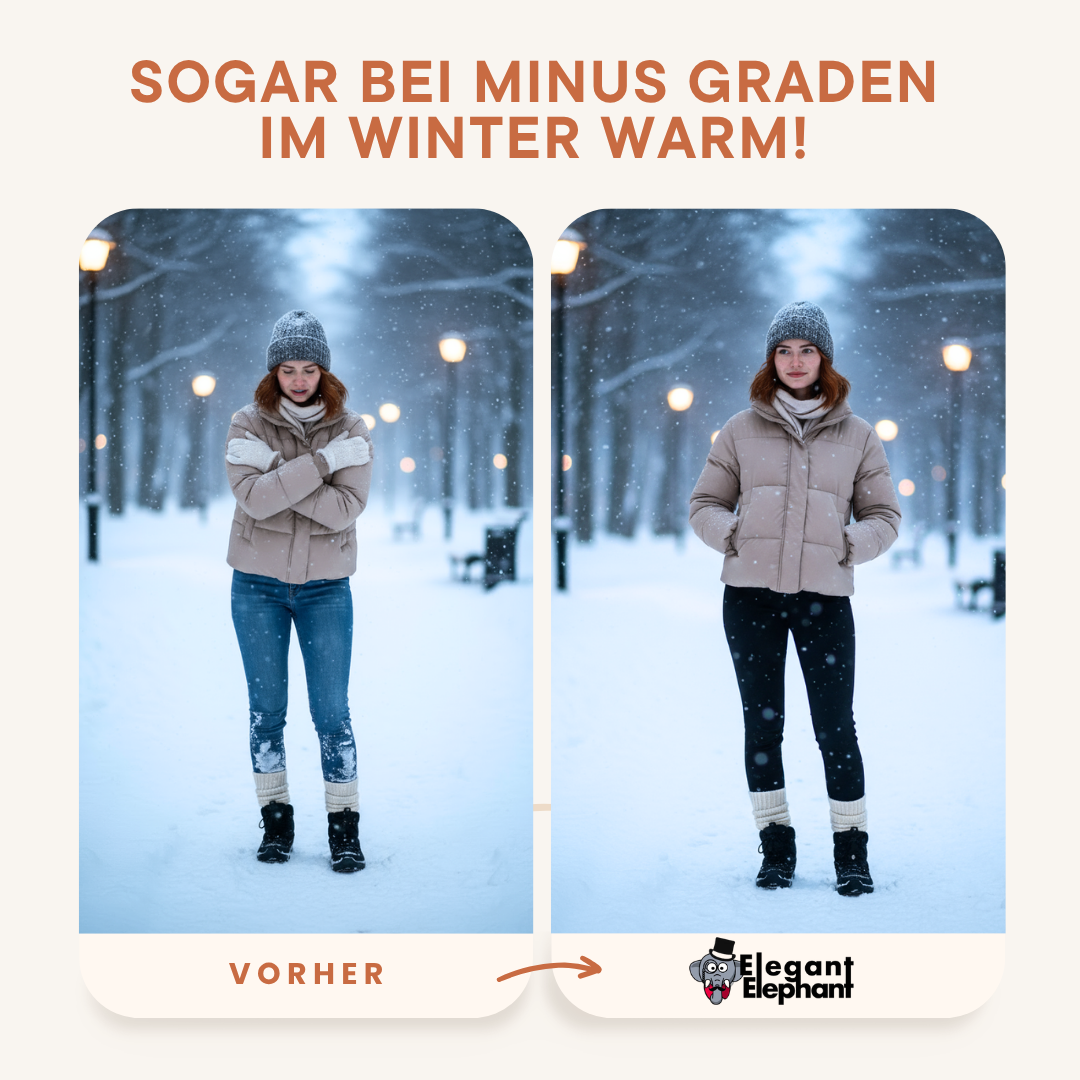 Flauschige Plüsch-Leggings Premium