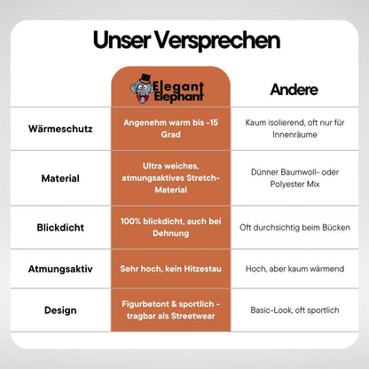 Thermo-Leggings mit Plüsch-Fütterung