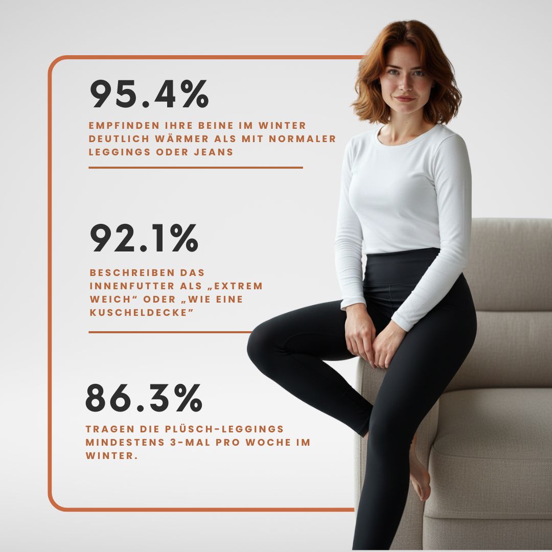Thermo-Leggings mit Plüsch-Fütterung