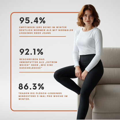 Thermo-Leggings mit Plüsch-Fütterung