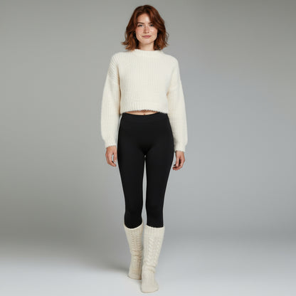 Flauschige Plüsch-Leggings Premium