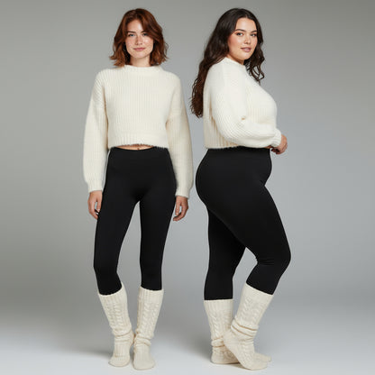 Flauschige Plüsch-Leggings Premium