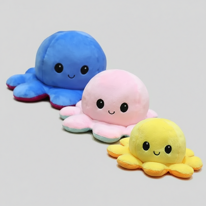 XXL Stimmungs-Oktopus Wende Plüschtier