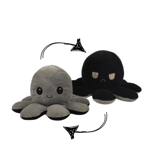 Stimmungs-Oktopus Wende Plüschtier