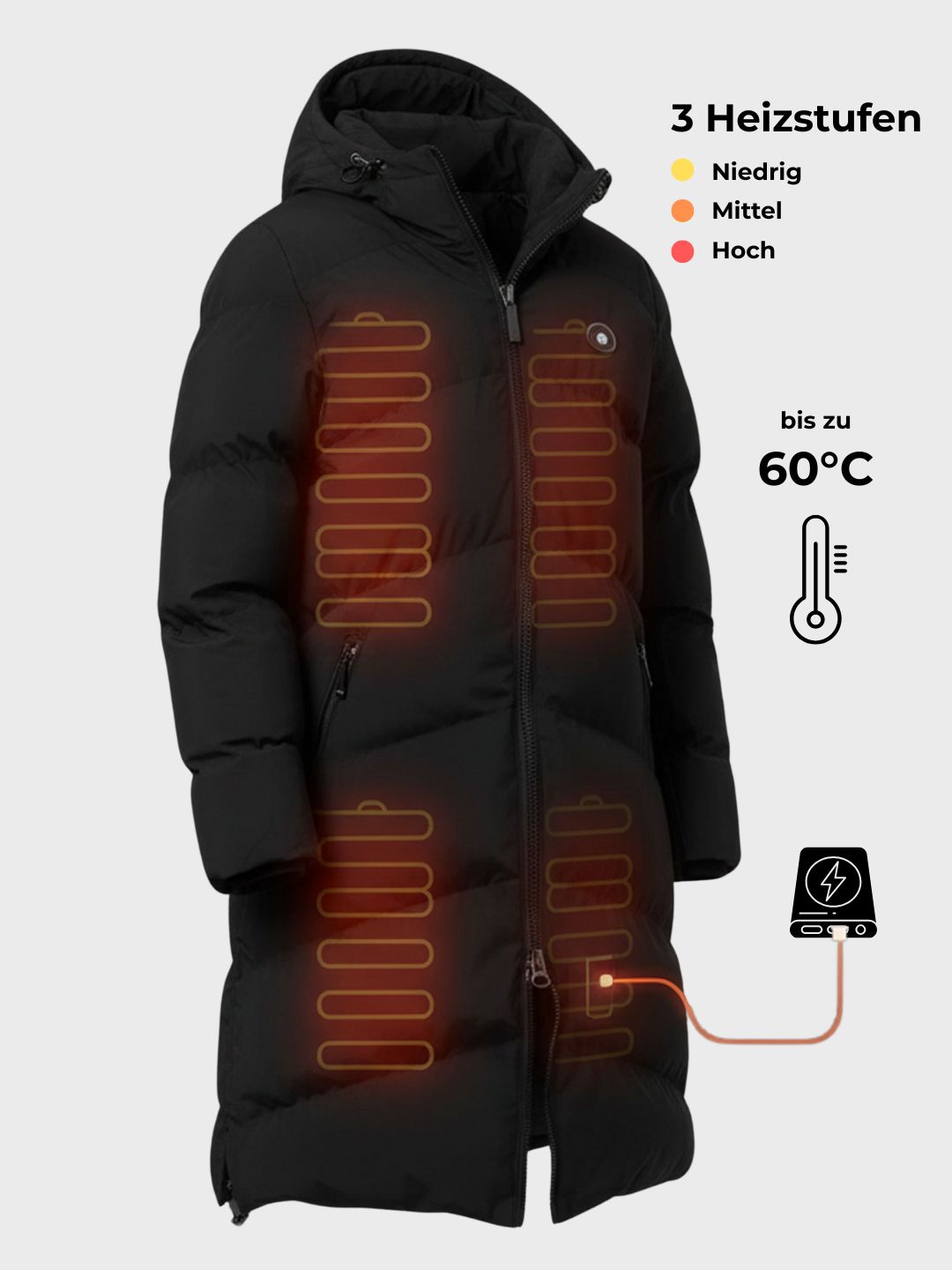 Beheizte Jacke - ThermoFlex System