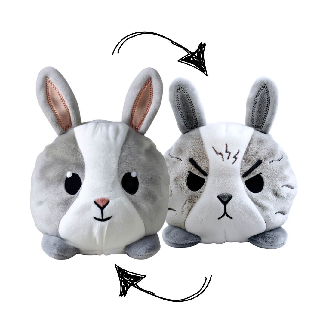 Stimmungs-Hase Wende Plüschtier