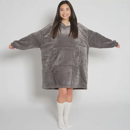 Decken-Hoodie - Grau