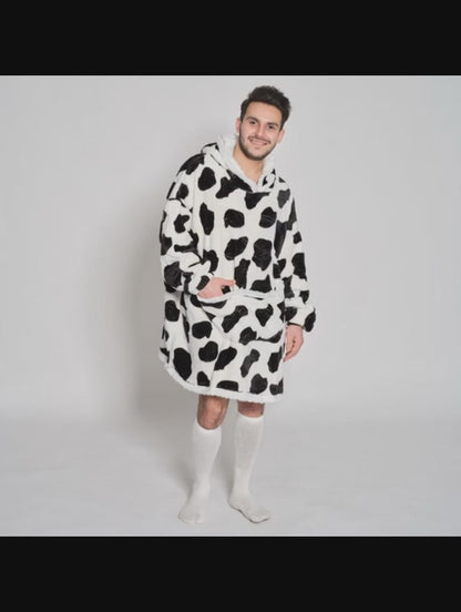 Decken-Hoodie - Kuh
