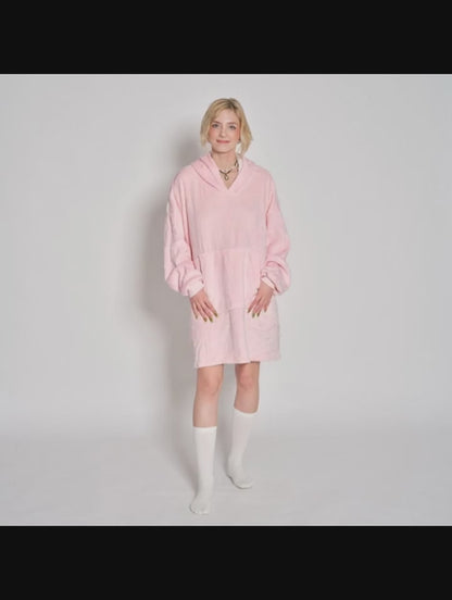 Decken-Hoodie - Rosa