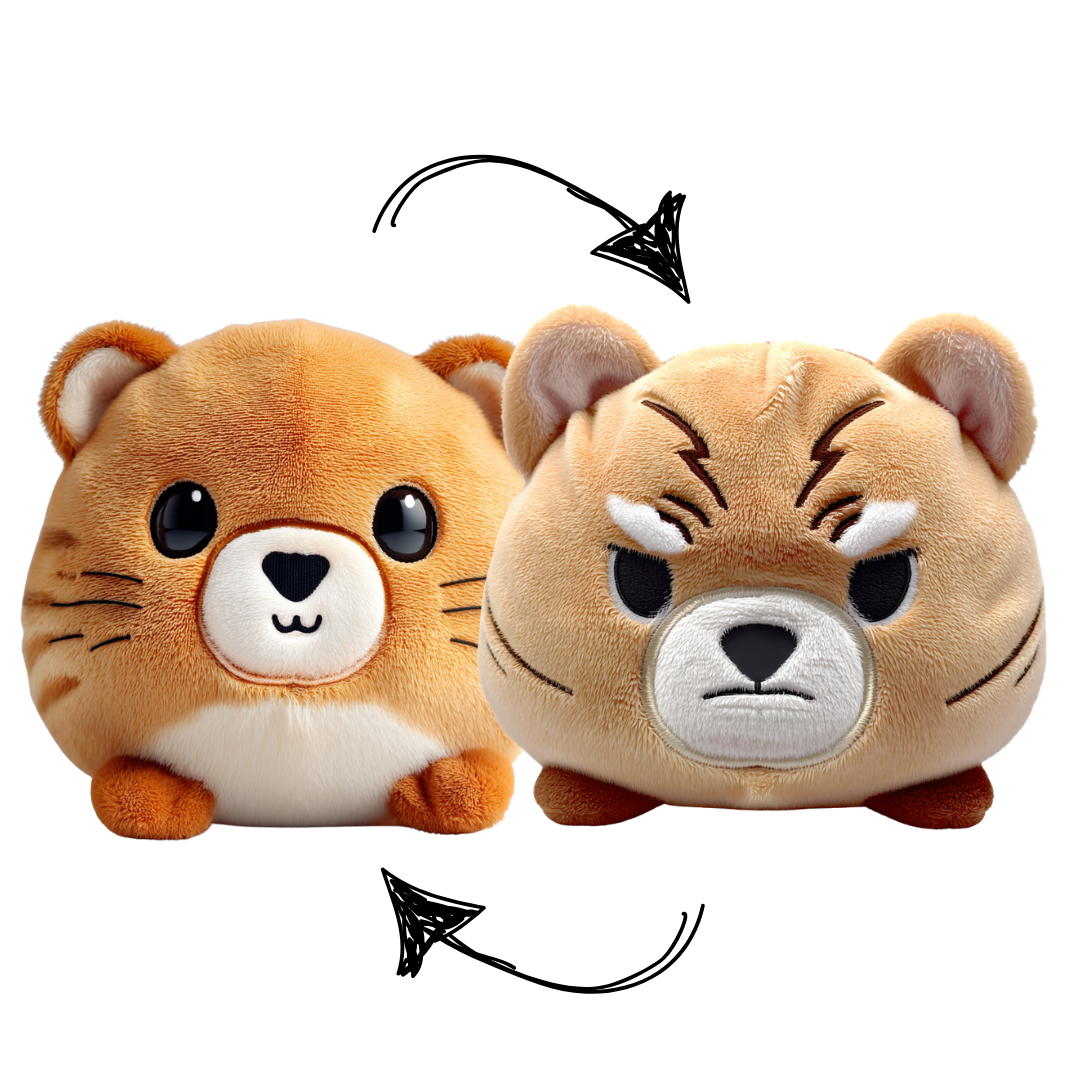 Stimmungs-Tiger Wende Plüschtier