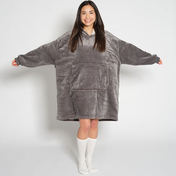 Decken-Hoodie - Grau