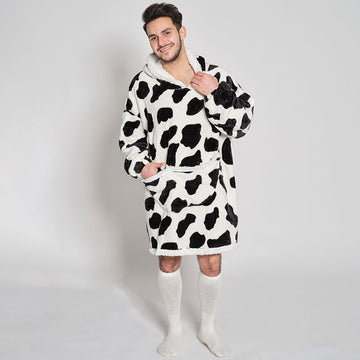 Decken-Hoodie - Kuh