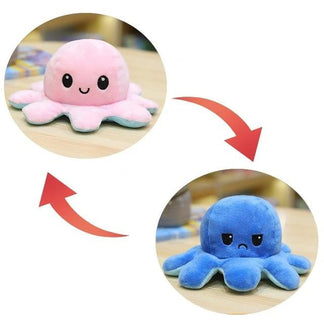 XXL Stimmungs-Oktopus Wende Plüschtier | Elegant Elephant